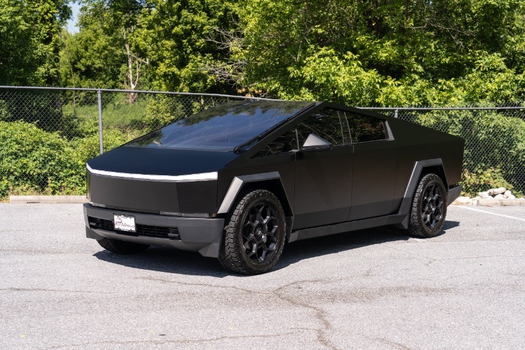 Silver 2024 Tesla Cybertruck Pickup Truck All-Wheel Drive