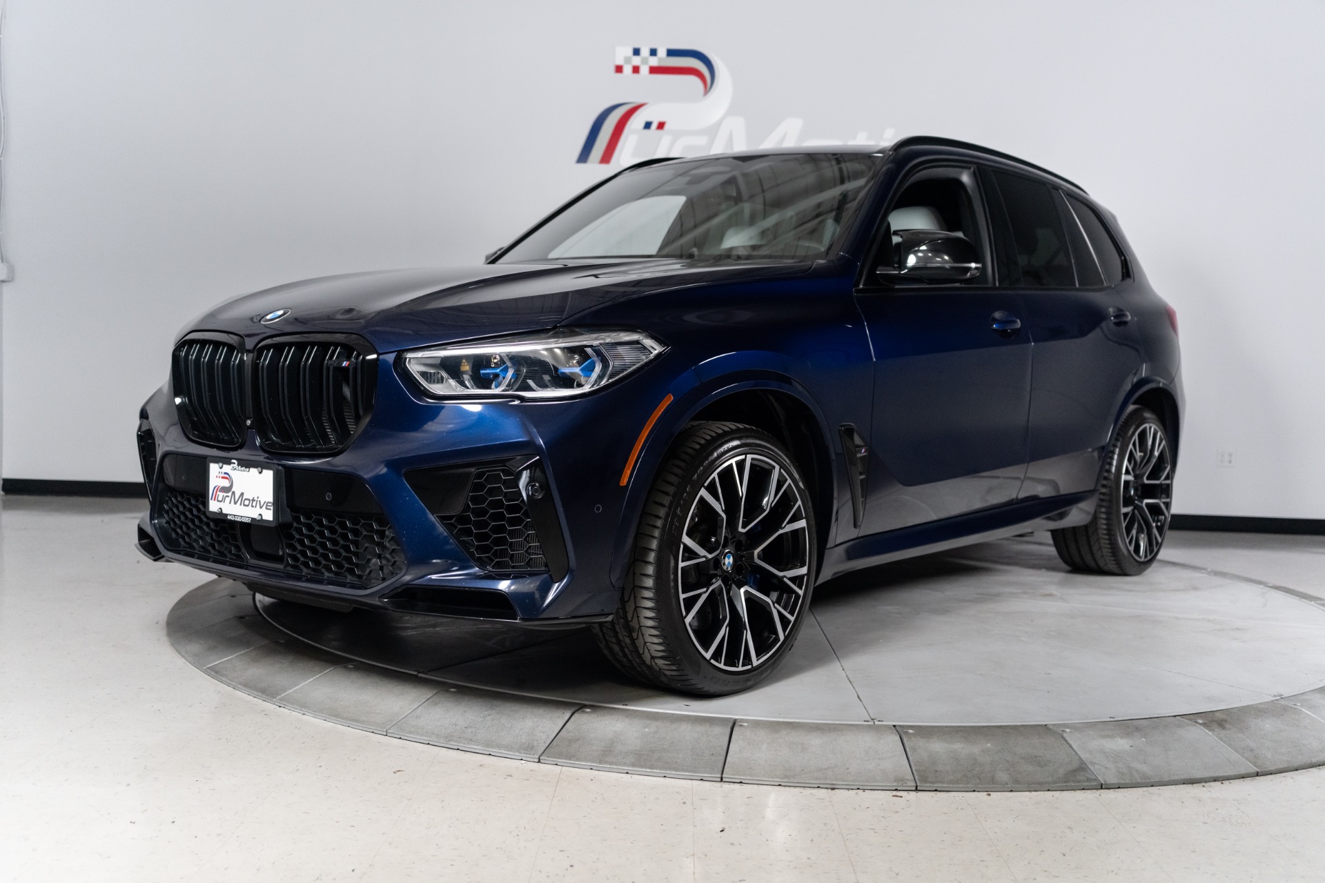 Blue 2020 BMW X5 M SUV / Crossover
