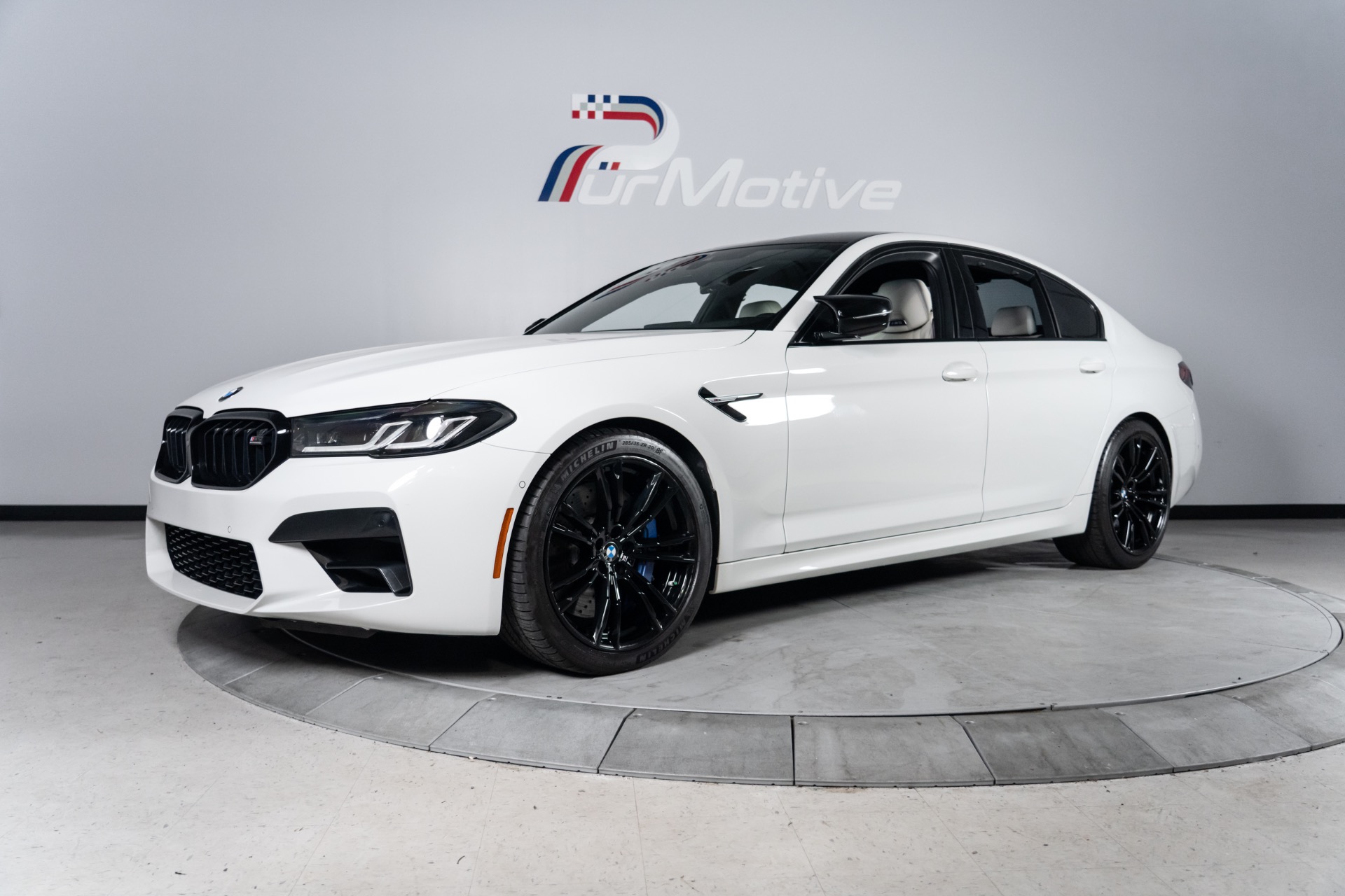 White 2021 BMW M5 Sedan All-Wheel Drive 8-Speed Automatic