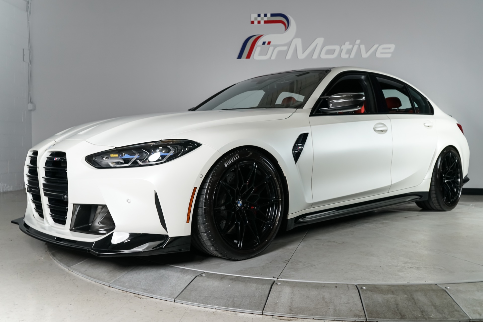 FROZEN WHITE 2021 BMW M3 Sedan Rear-Wheel Drive
